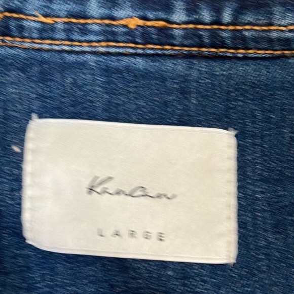 KanCan medium wash cropped classic jean jacket - Picture 6 of 9